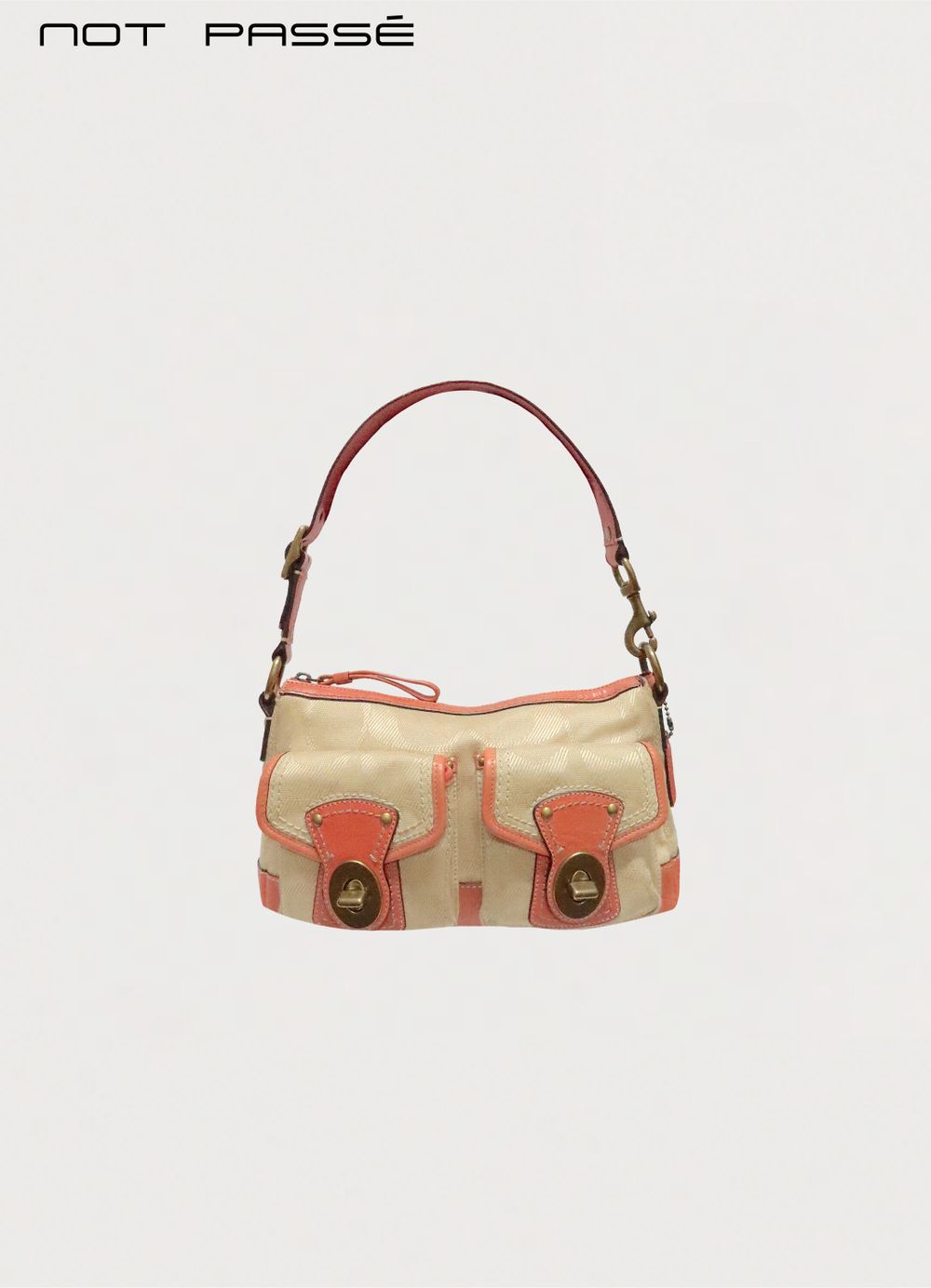 Coach 65th Anniversary Legacy Turnlock Satchel Bag