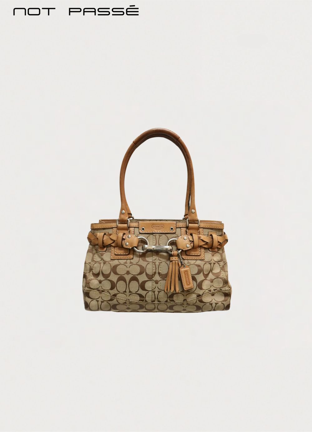 COACH Hamptons Signature Braided Tassel Coach signature hampton 