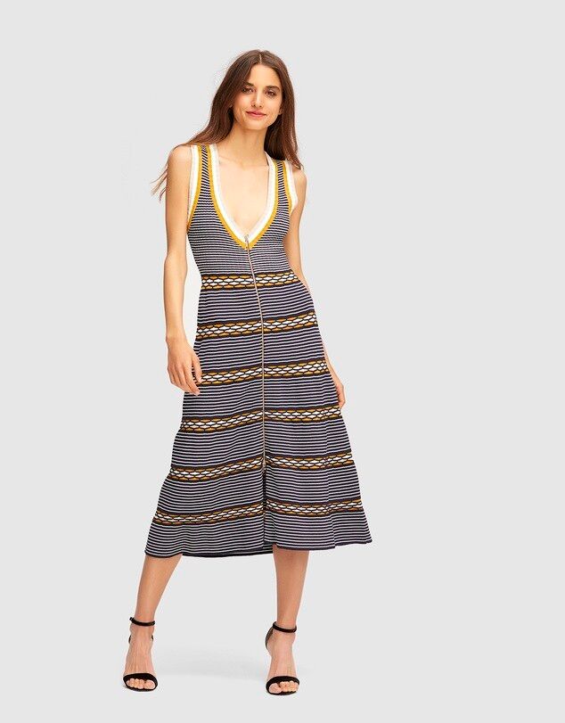 BNWT Alice McCall Multi Strange Girl Midi Dress - Size 4 AU