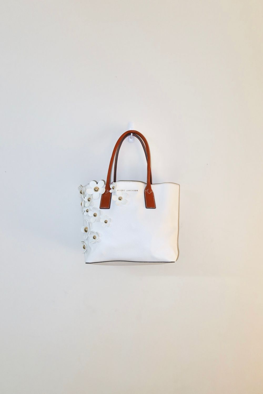 White/ Dark Brown Marc Jacobs By Marc Jacobs Daisy Shoulder Bag