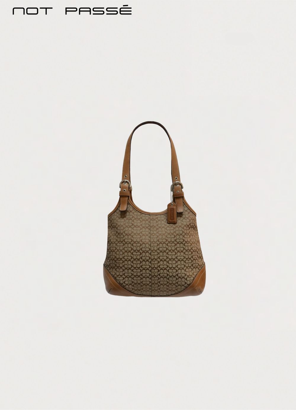 Coach Mini C Signature Slim Hobo Bag