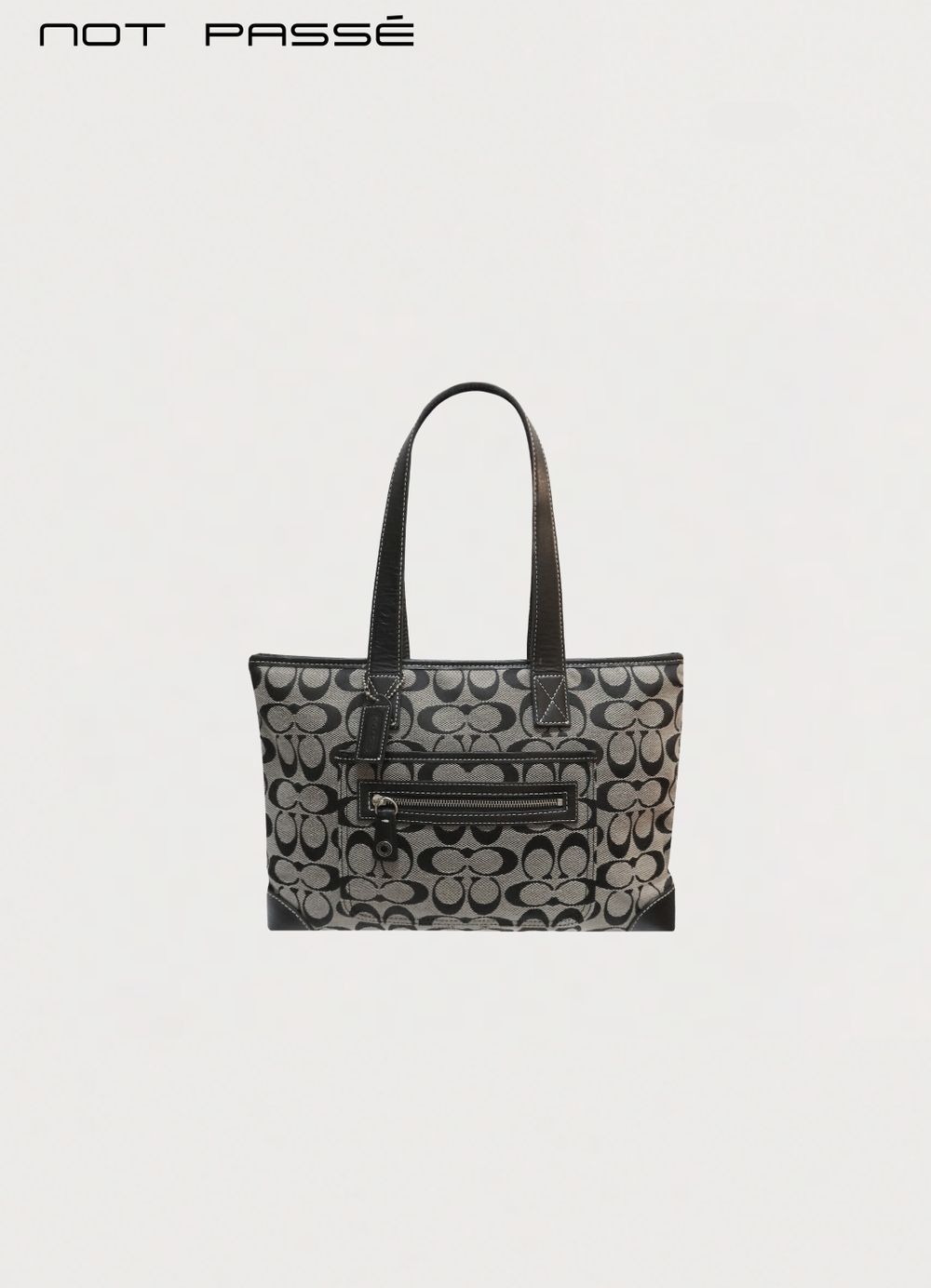 Coach Signature Zip Tote Bag