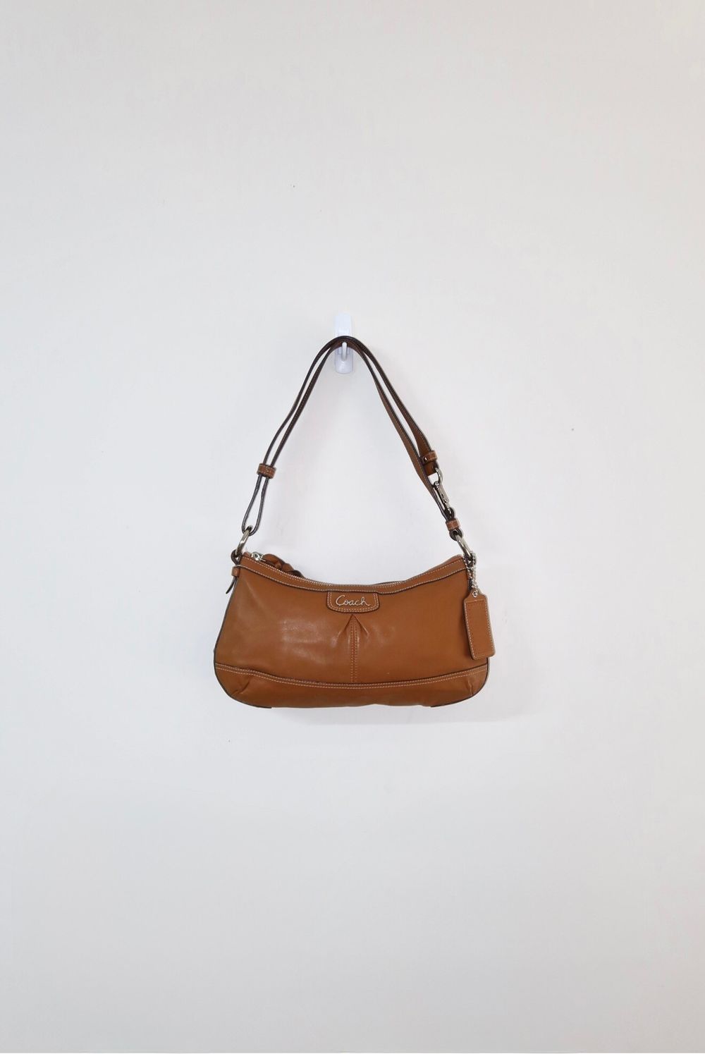 Brown Tan 2012 Coach Park Leather Duffle Convertible Crossbody Shoulder Bag