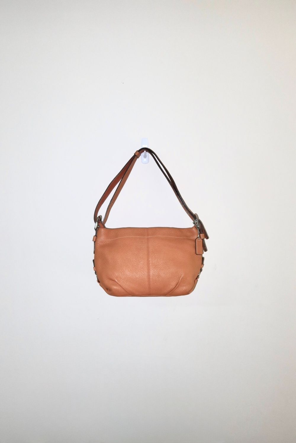 Orange 2010 Coach East–West Duffel Shoulder Bag