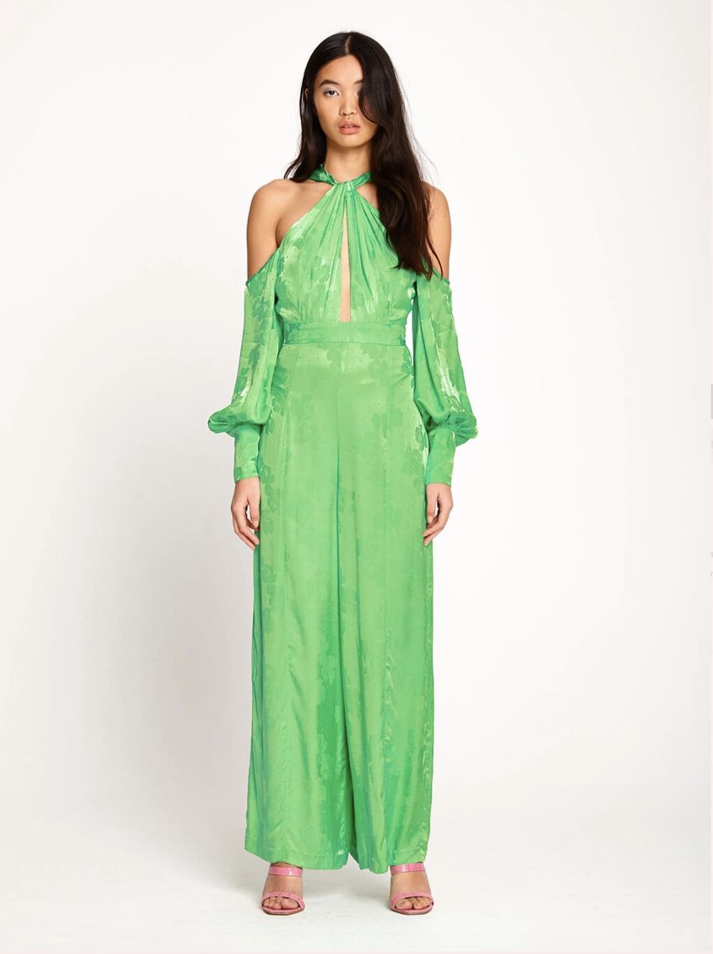 BNWT Alice McCall Green Apple Memory Lane Jumpsuit - Size 4 AU