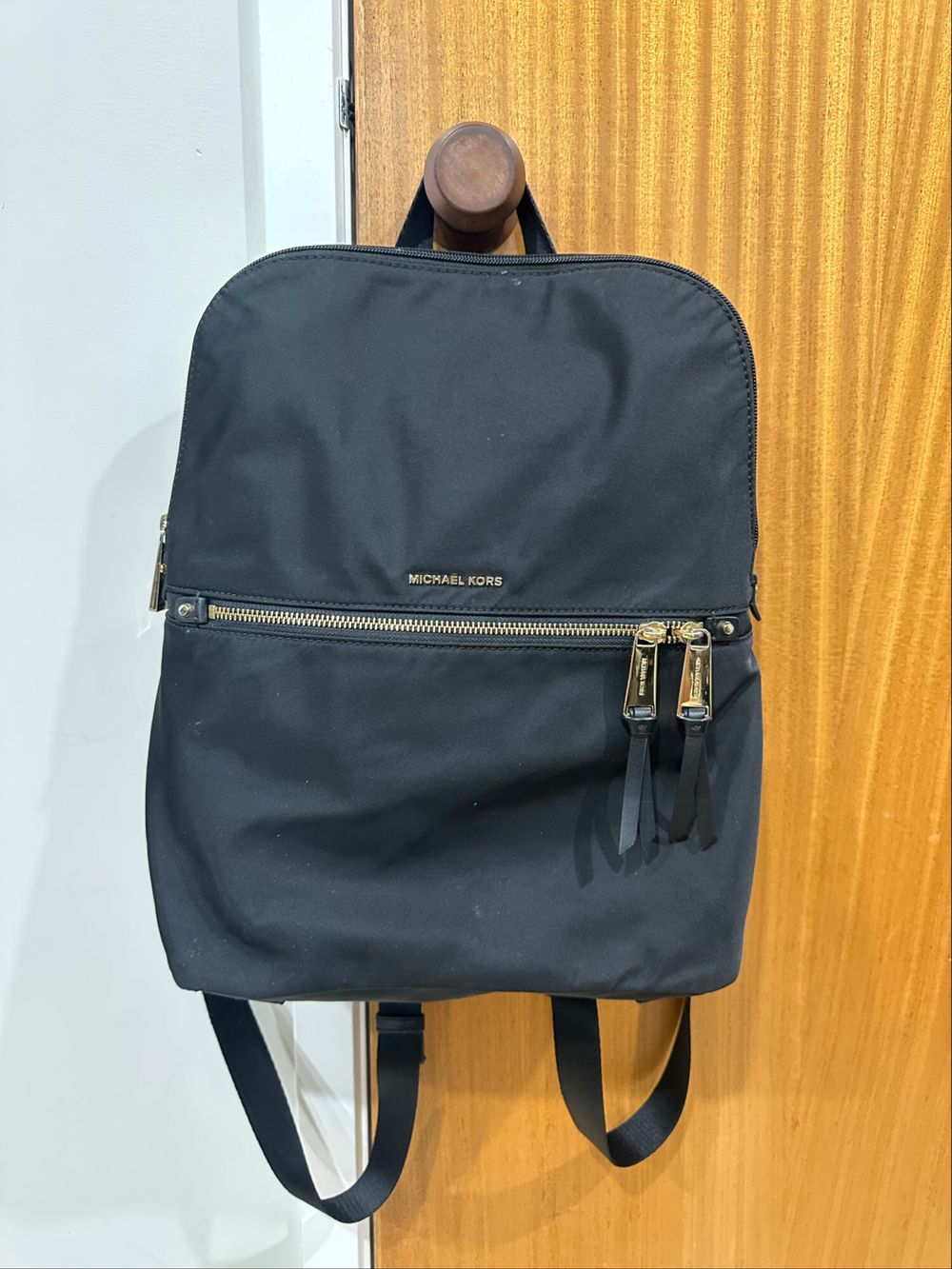 Michael Kors Black Nylon Backpack