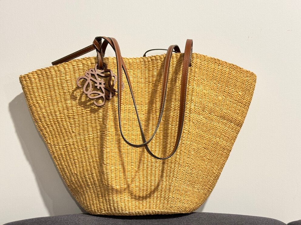 LOEWE shell basket bag large