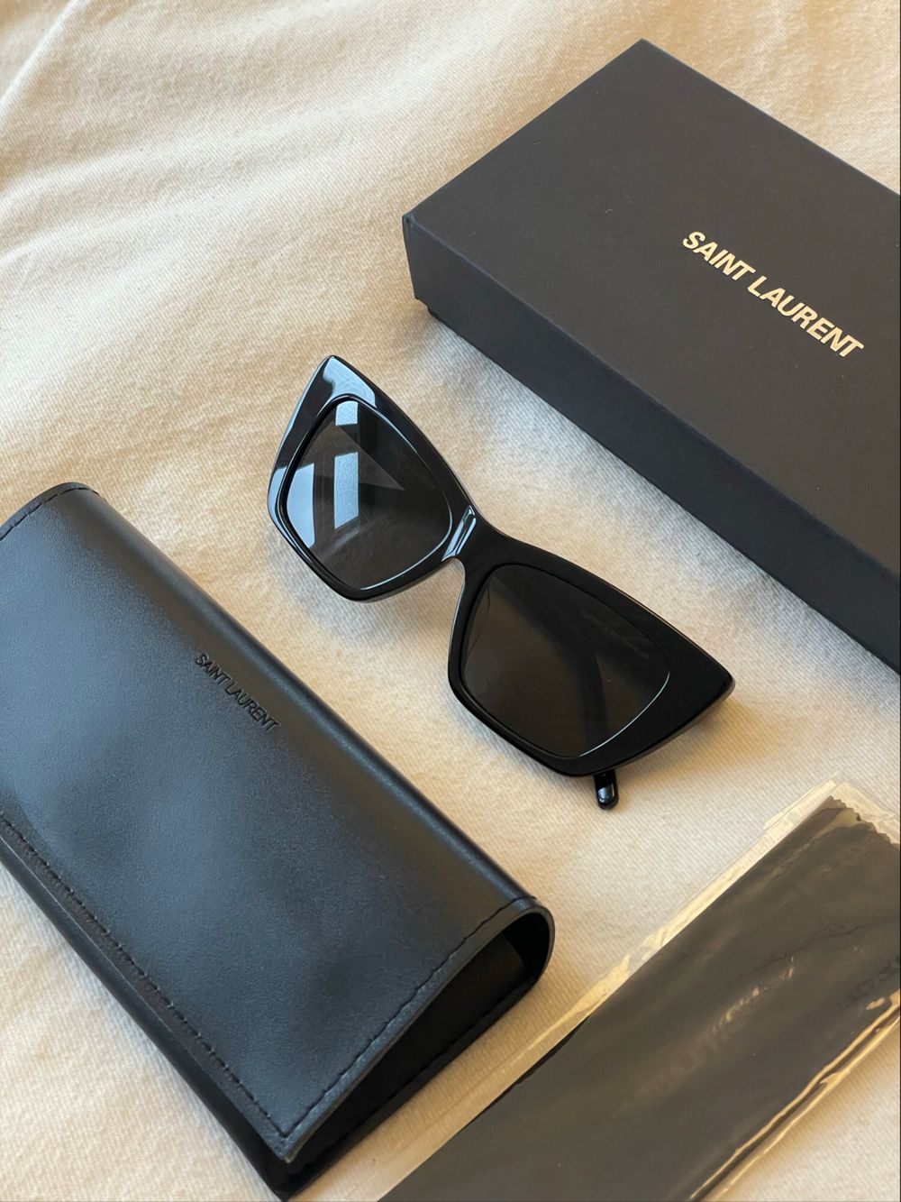 Saint Laurent Black SL 276 Mica Sunglasses