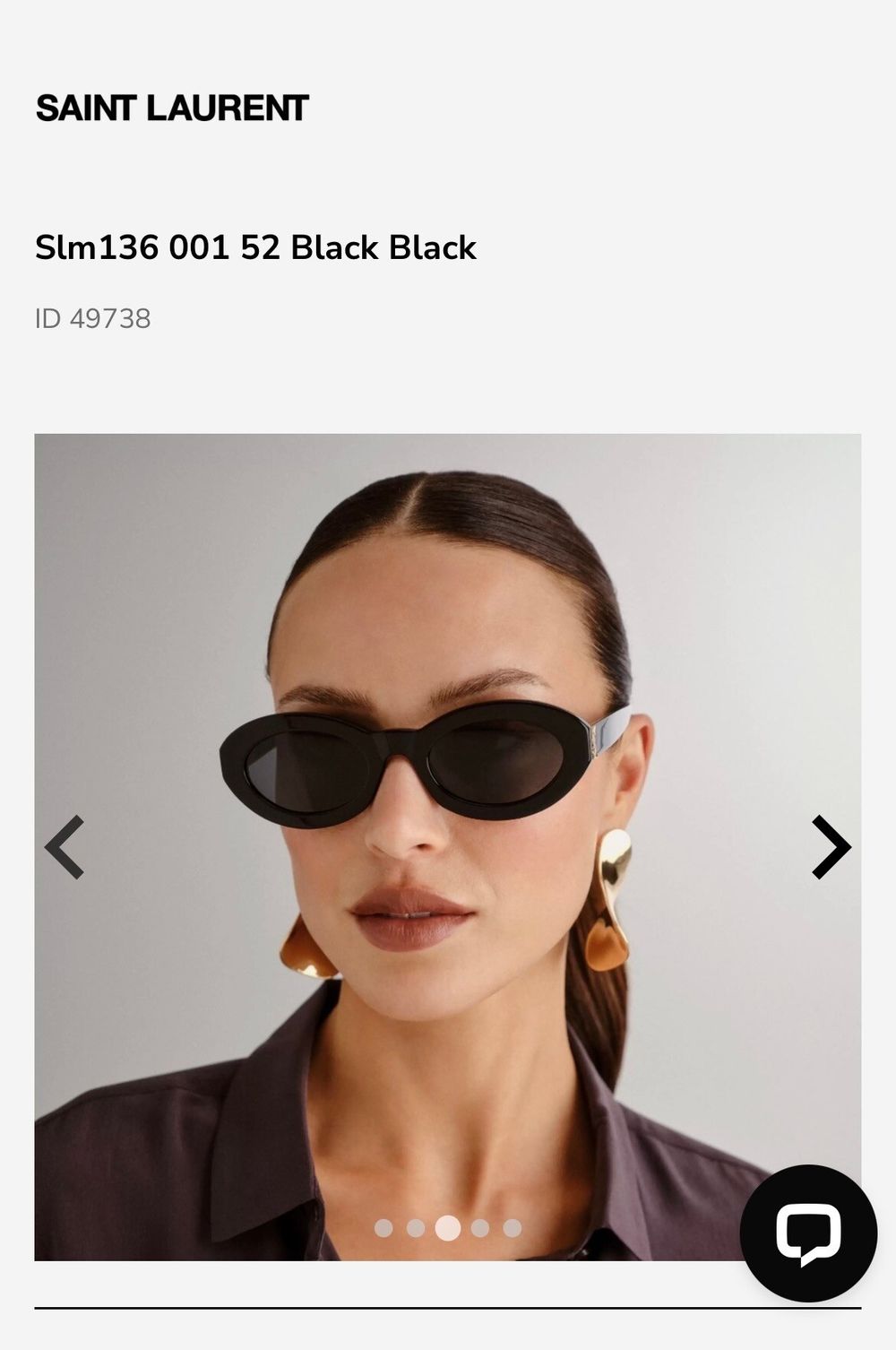 SAINT LAURENT Black SLM316 Sunglasses
