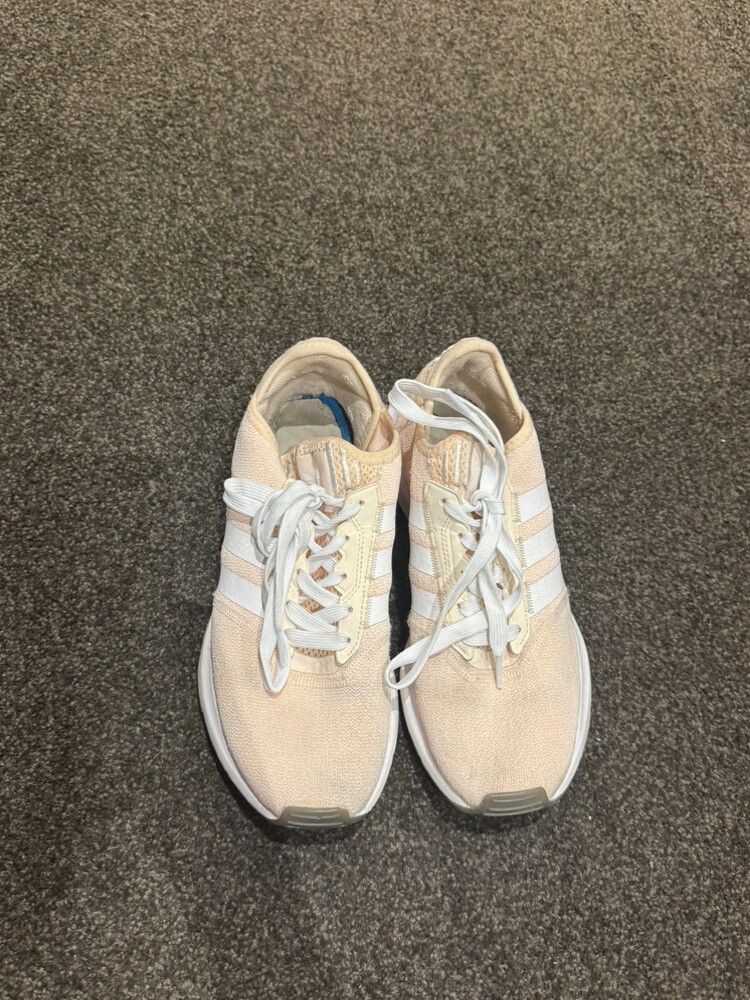 Adidas Pink White Sneakers