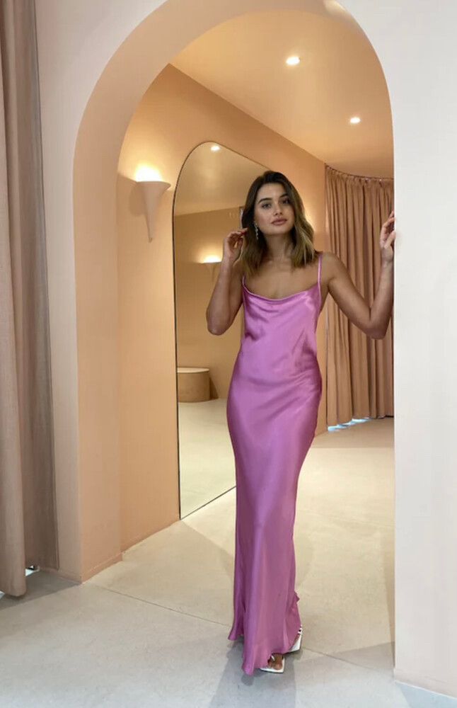 hilia glitter maxi dress Michaela Halterneck Sequin Maxi Dress