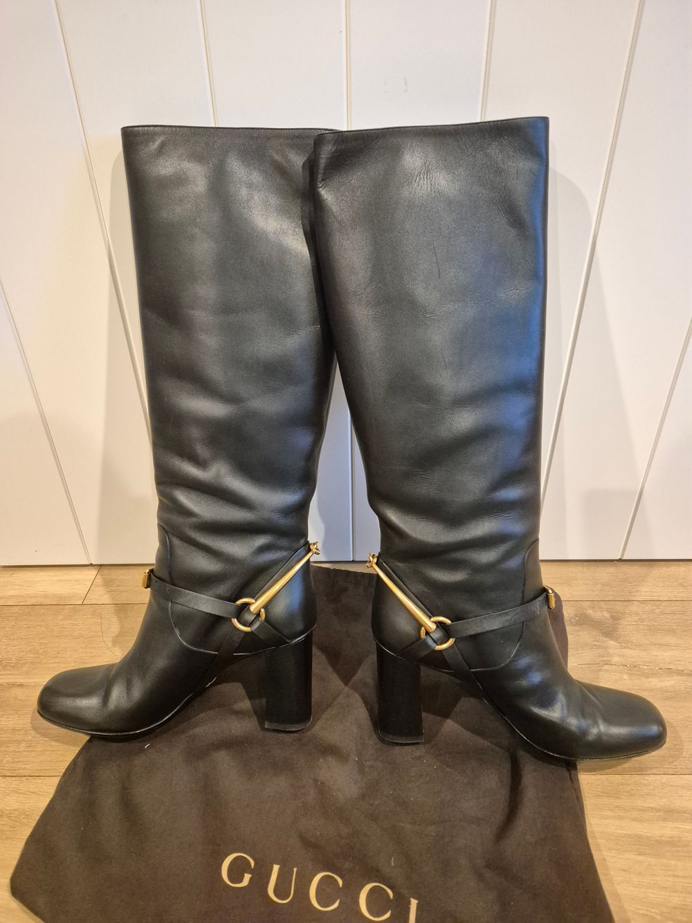 Gucci leather boots