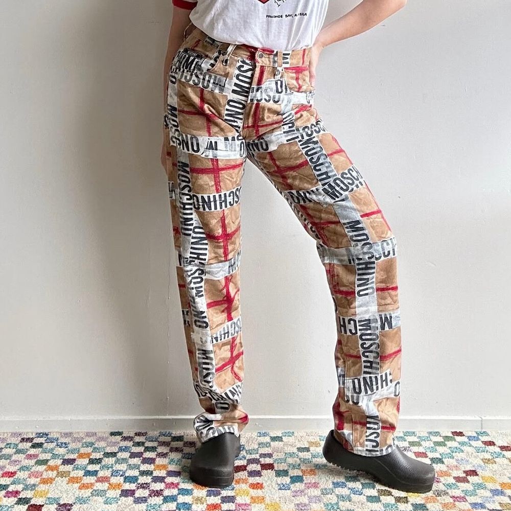 1990s Vintage Moschino Jeans, Made in Italy