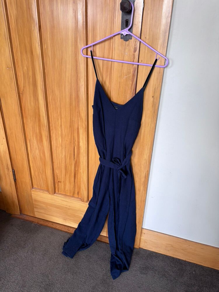 Danger Birds Navy Jumpsuit