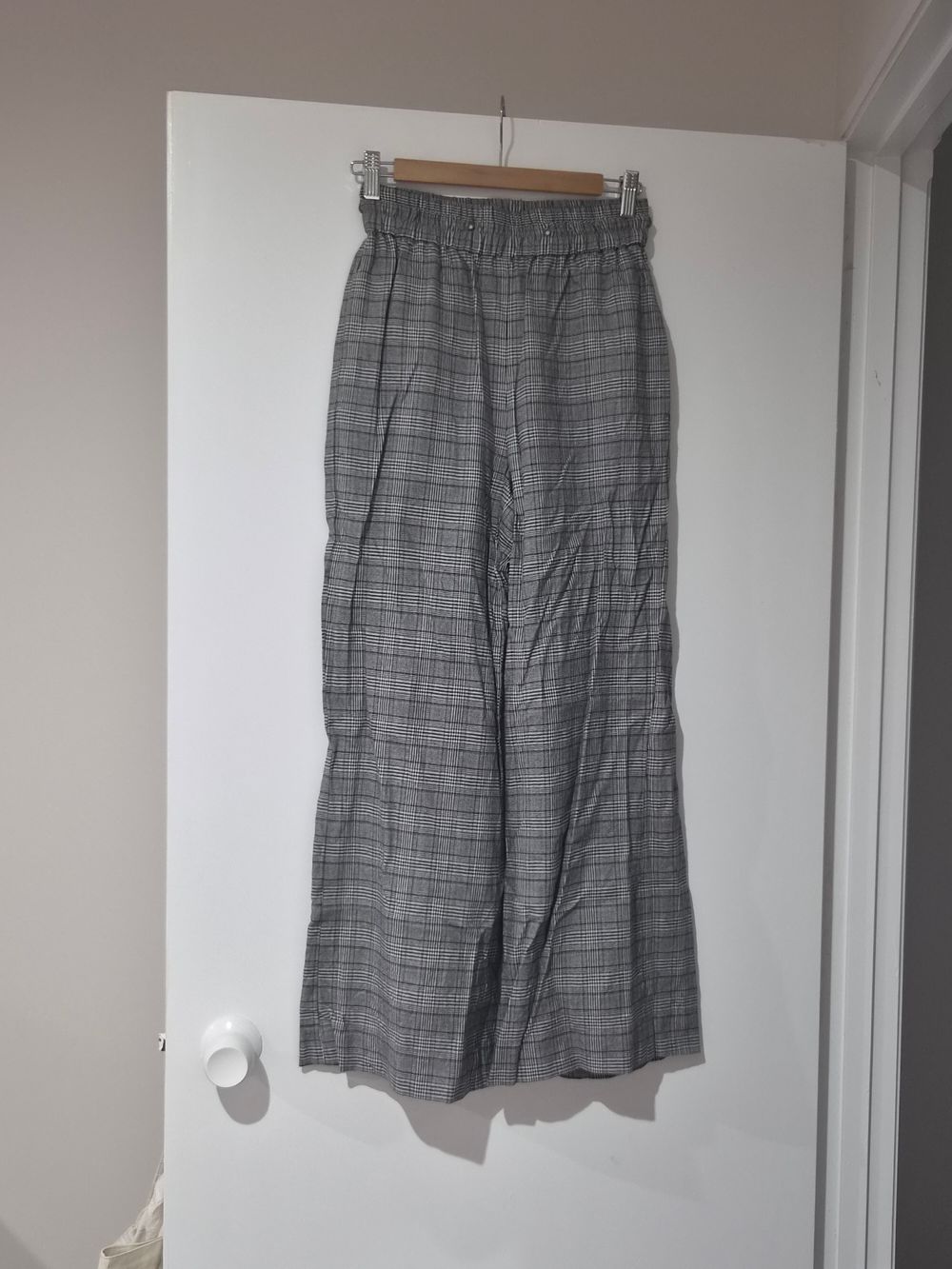 Check Grey Plaid Pants