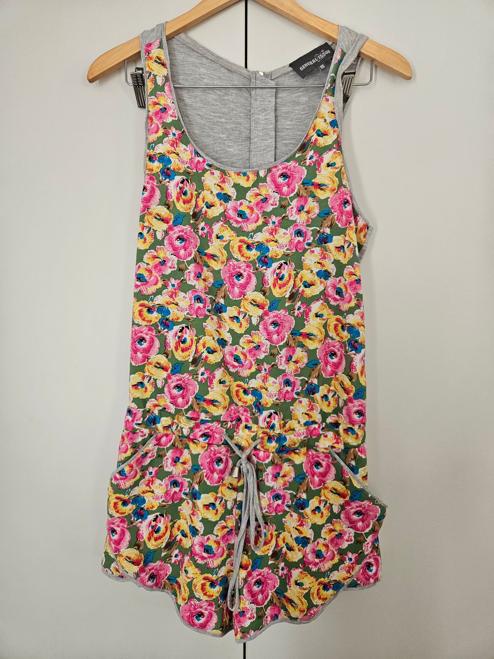 Floral Zip Back Playsuit