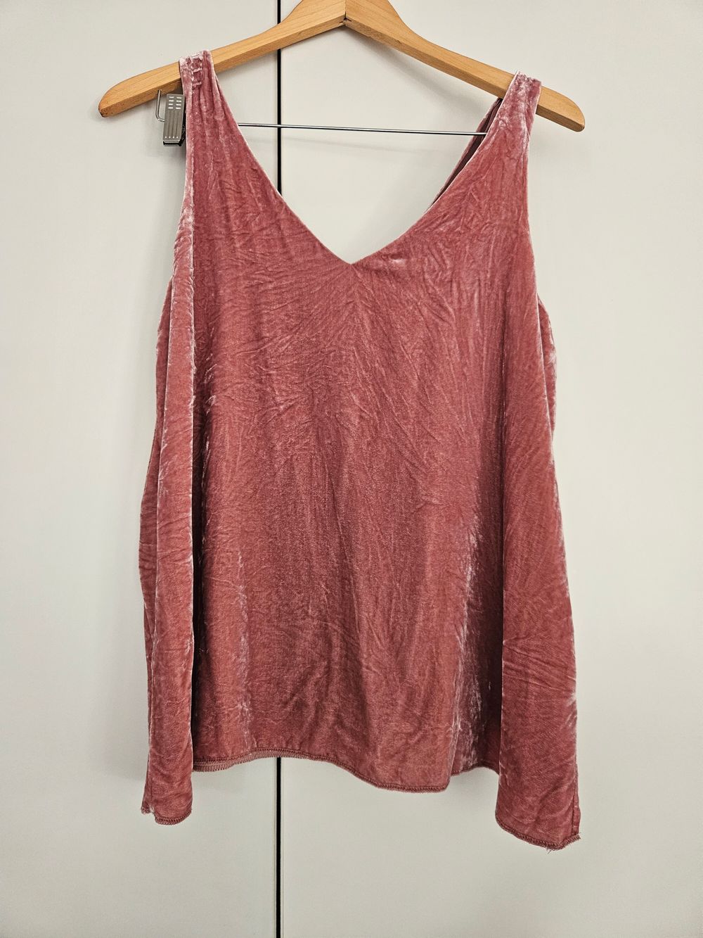 Silk/Viscose Velvet Singlet