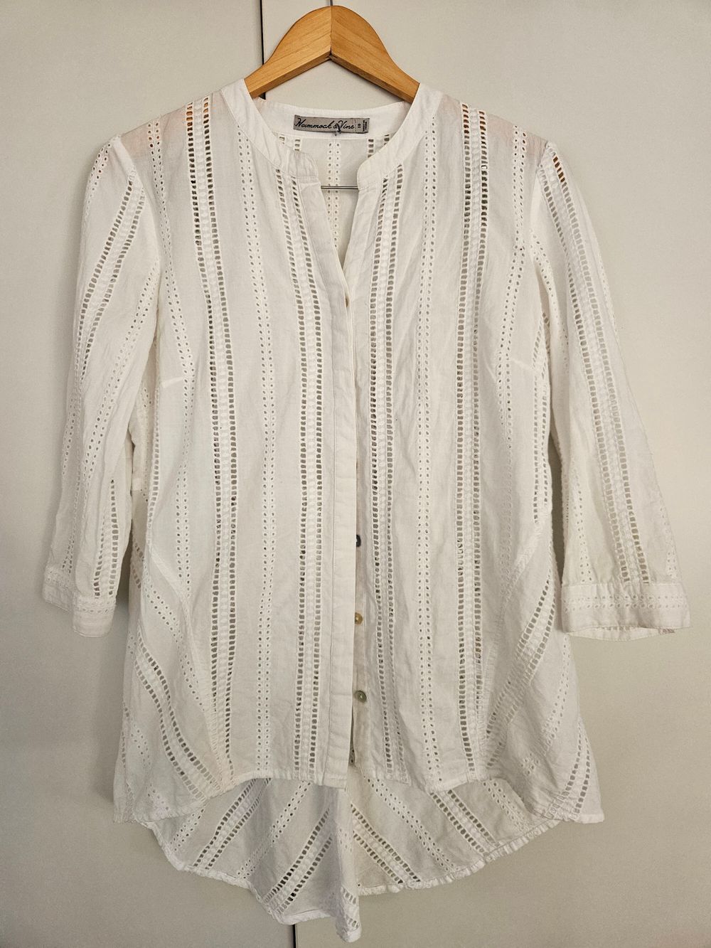 Cotton Broderie Anglaise Shirt