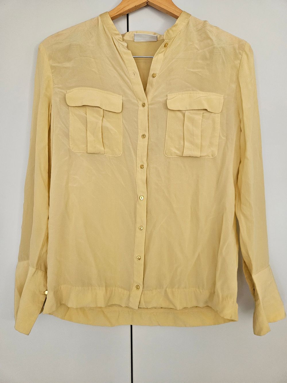 Lemon Silk Shirt