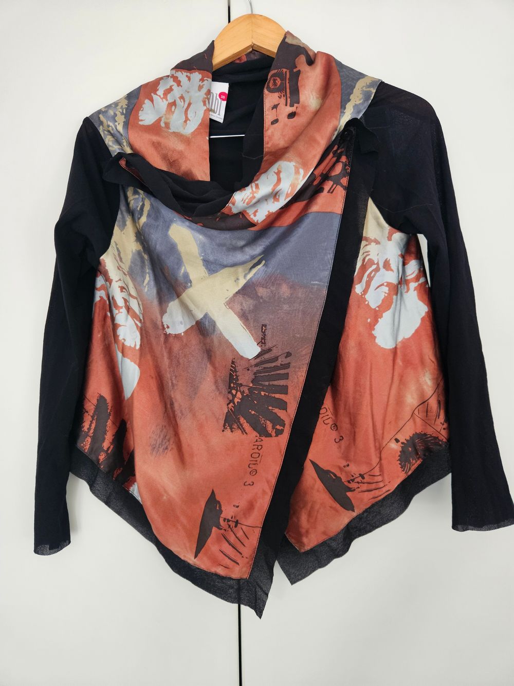 Draped Silk Jacket