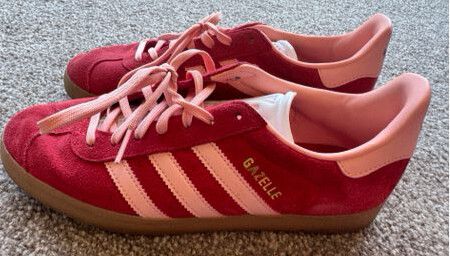 Adidas Red Pink Gazelle Sneakers