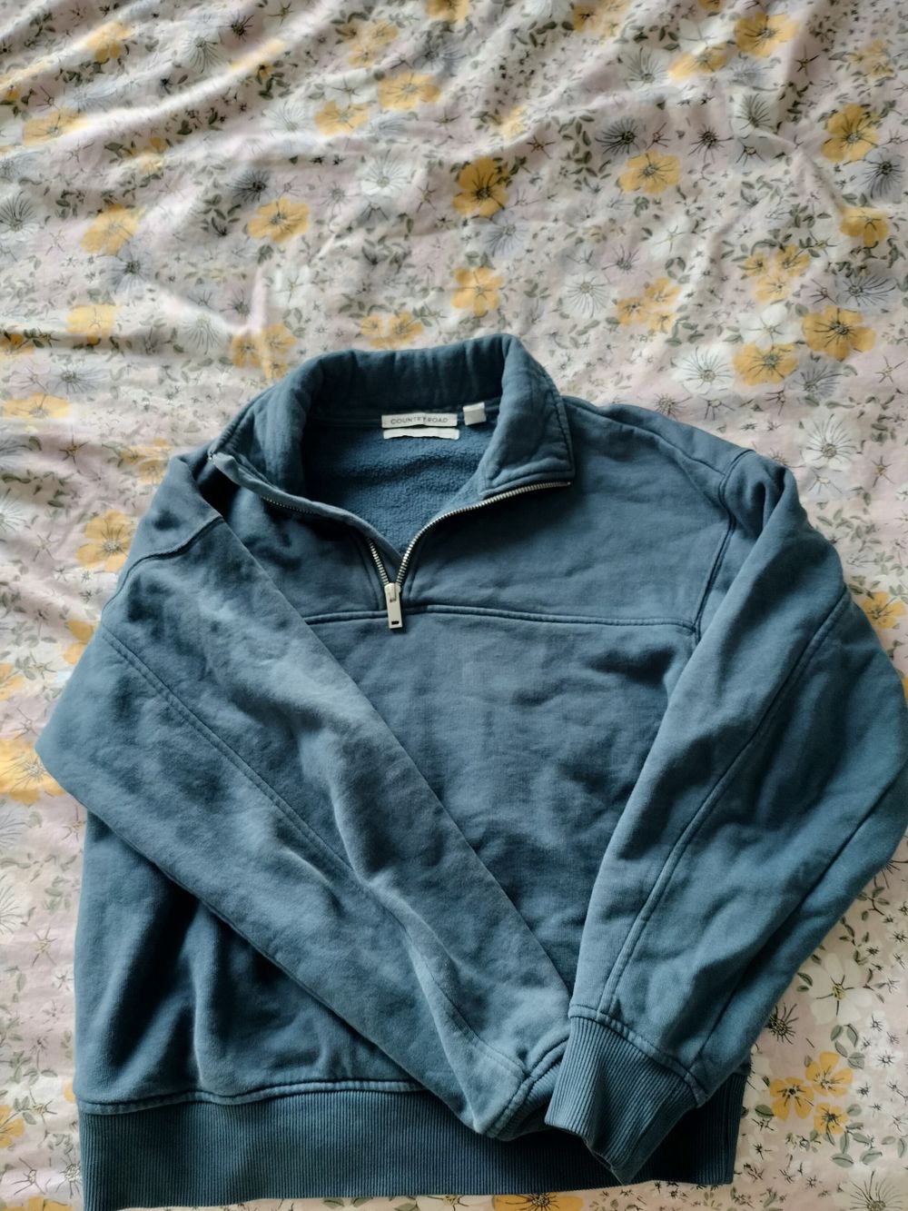 Country Road Blue Half Zip Sweatshirt