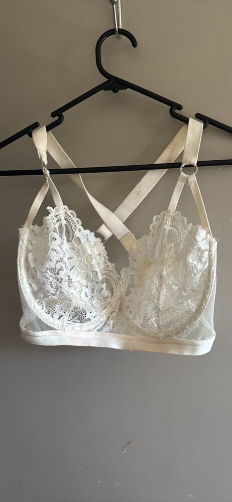 lonely label Lace White Bra