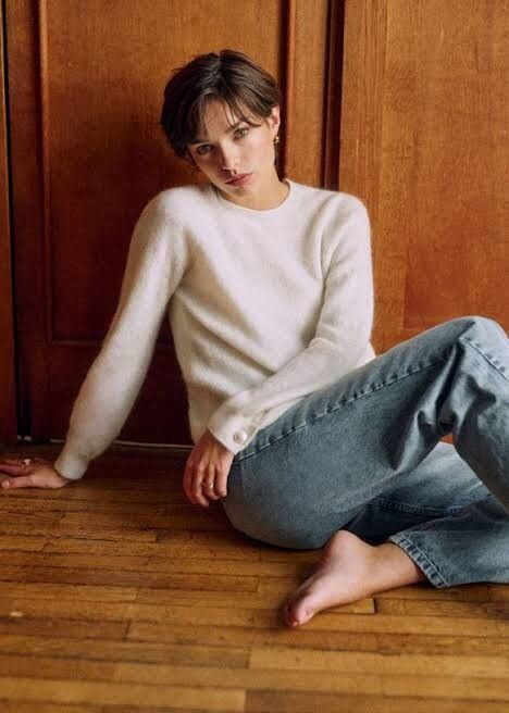 Sezane Louisa jumper Size XS Merino Wool Mohair Sweater