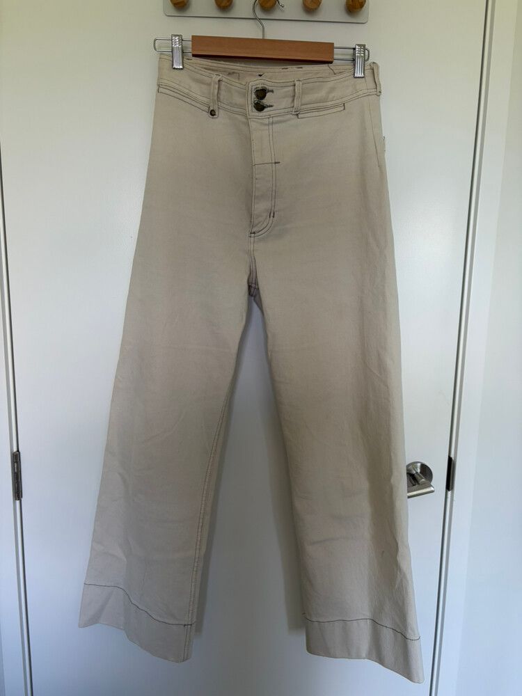 Thrills cream Wide Leg Pants