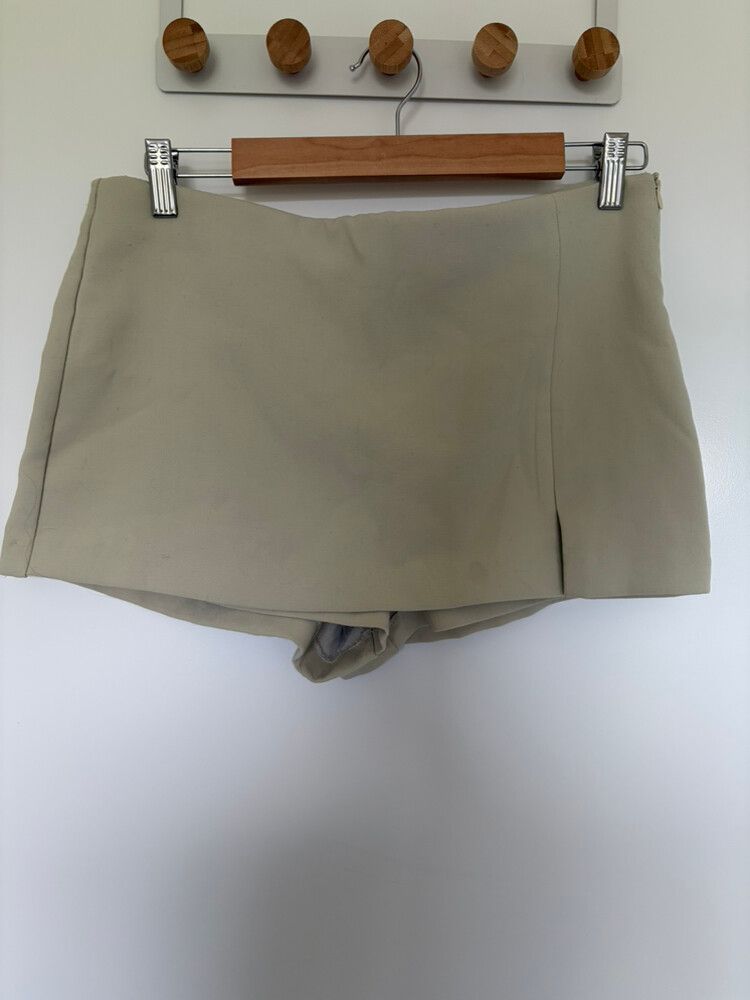 Zara sage mini skort