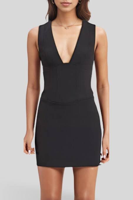 Kookai Black Mini Dress