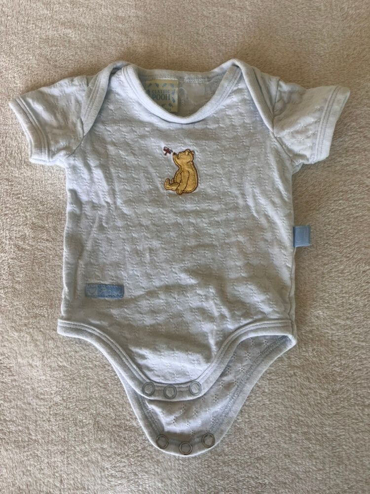 Classic Pooh Blue Bodysuit