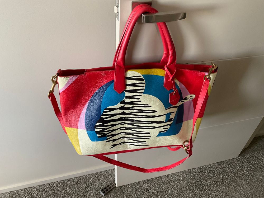 Deadly Ponies Len Lye Tote bag