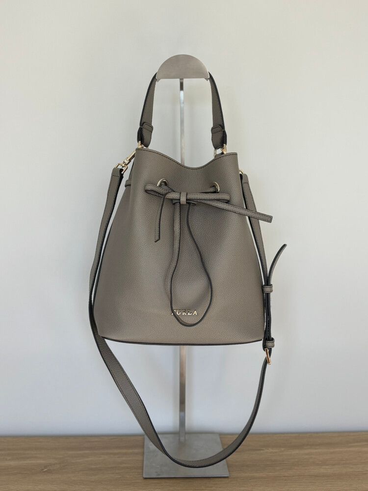 Furla Costanza Drawstring Bucket Bag