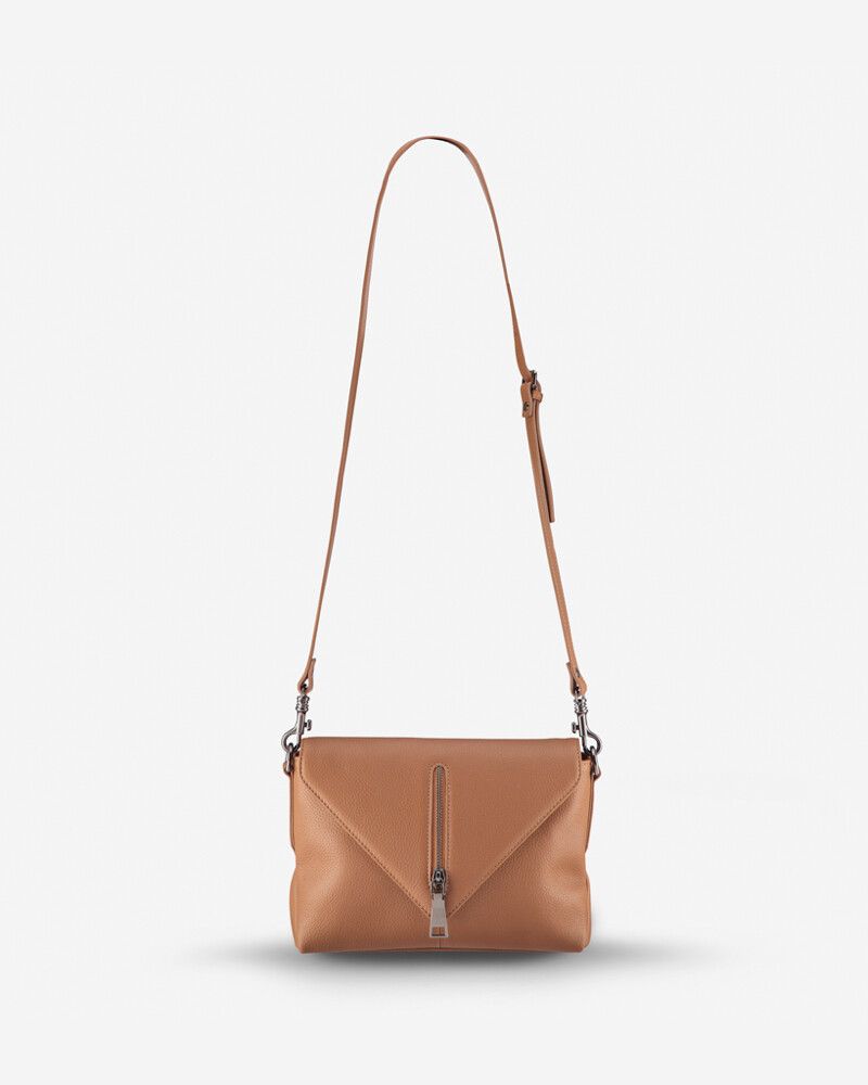 Status Anxiety Exile Bag in Tan RRP$249