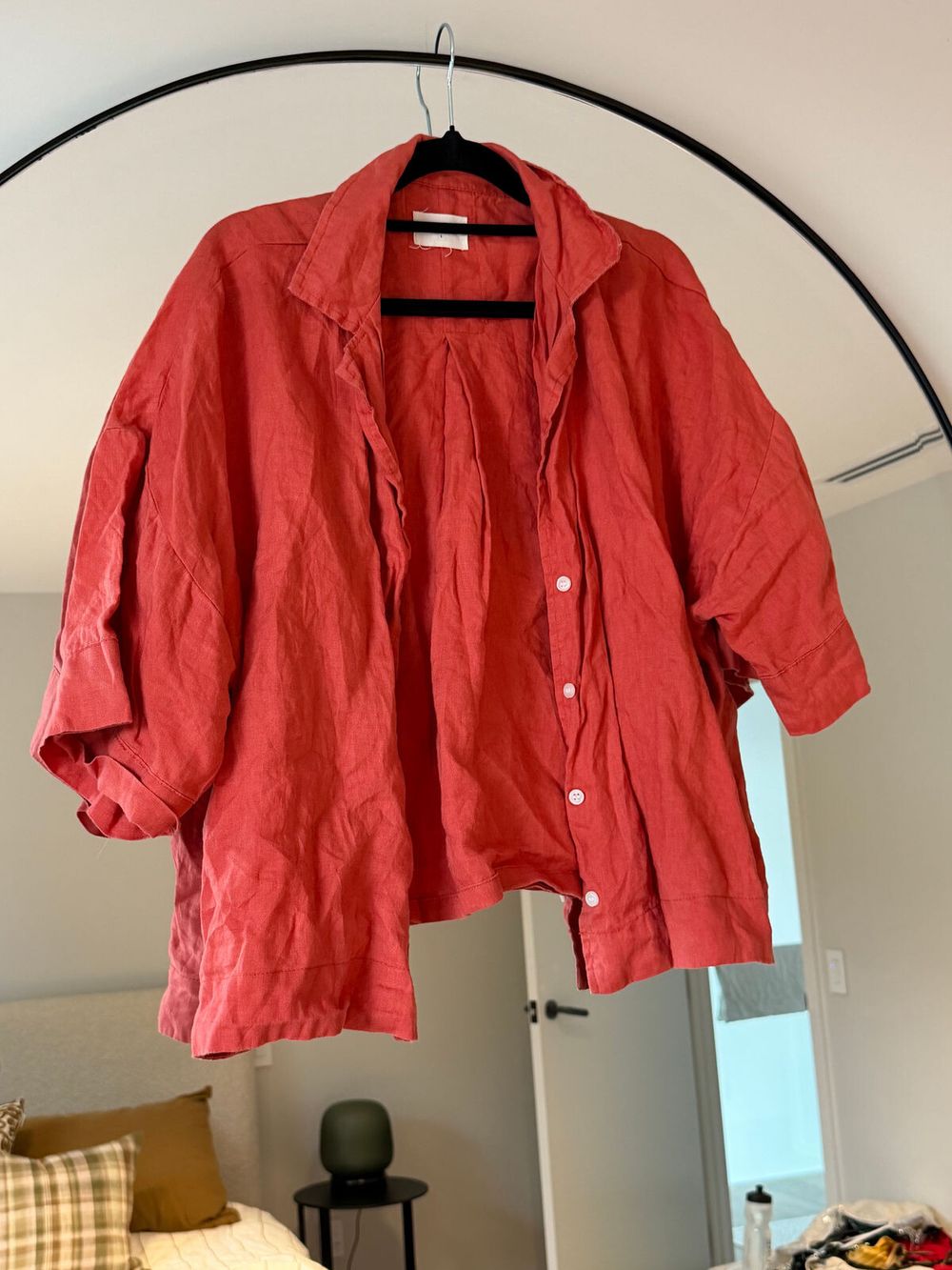 Nude Lucy Orange Shirt Size S