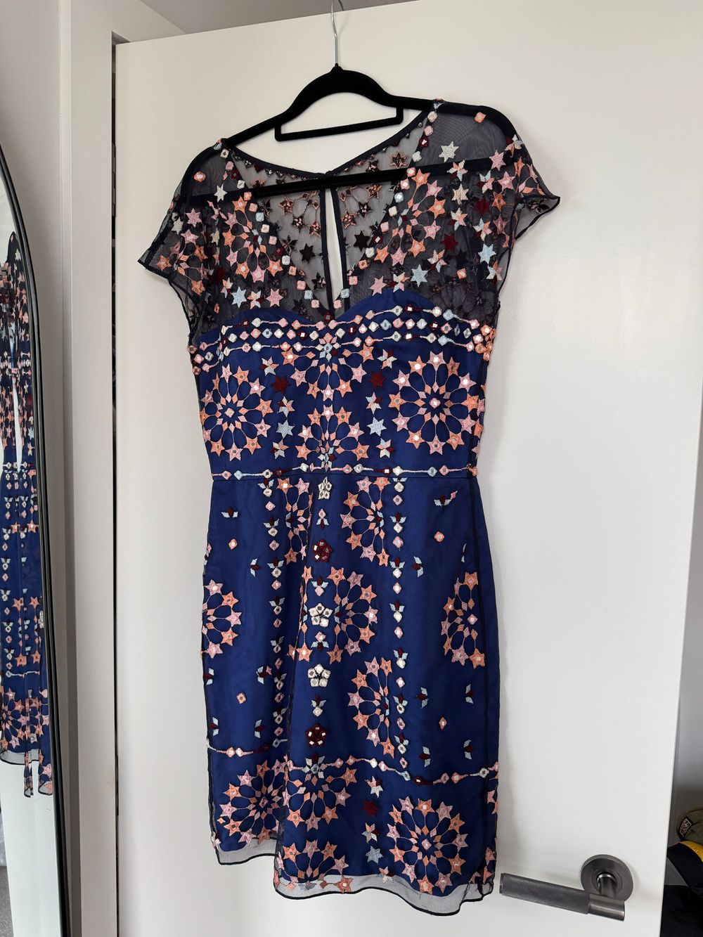 sachin and babi light blue dress FCUK (French Connection)