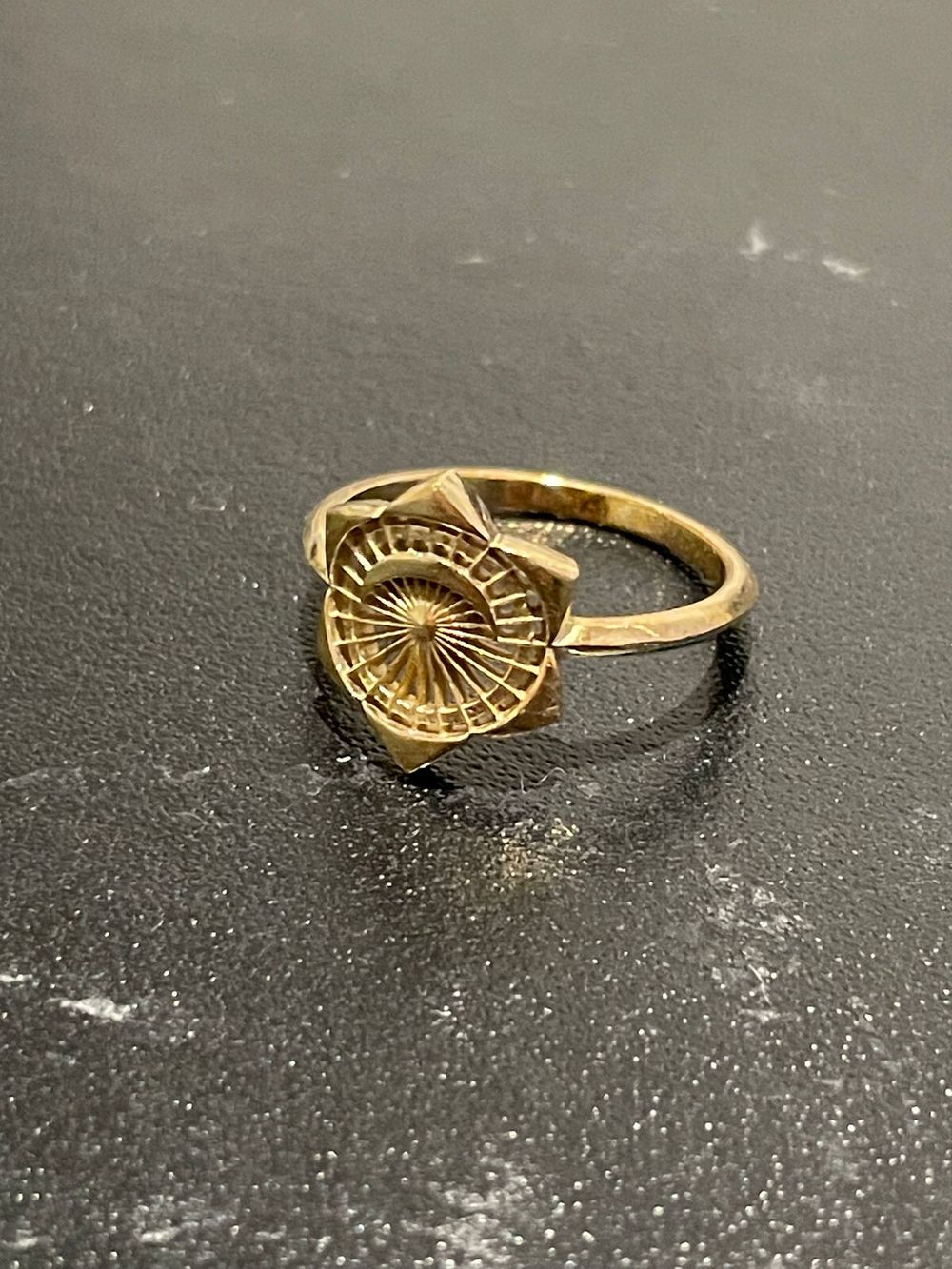 Zoe & Morgan #2 Chakra Ring   22k Gold Vermeil