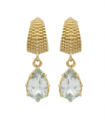Zoe & Morgan Petal Aquamarine earrings