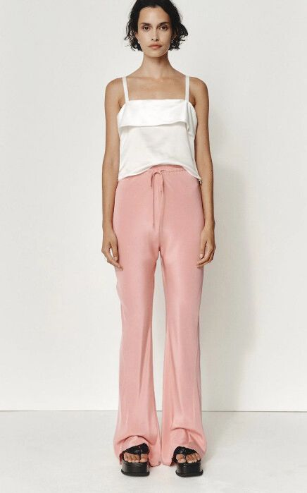 Marle Coco Pants, Lotus - Pink Wide Leg Pants Size 8