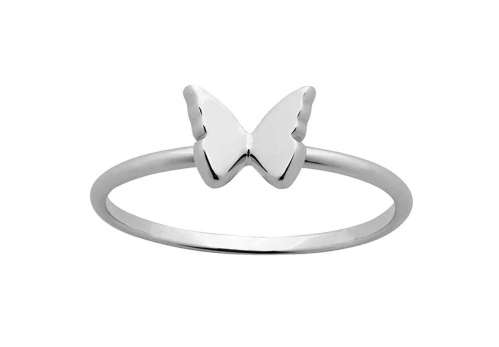 Silver Butterfly Ring