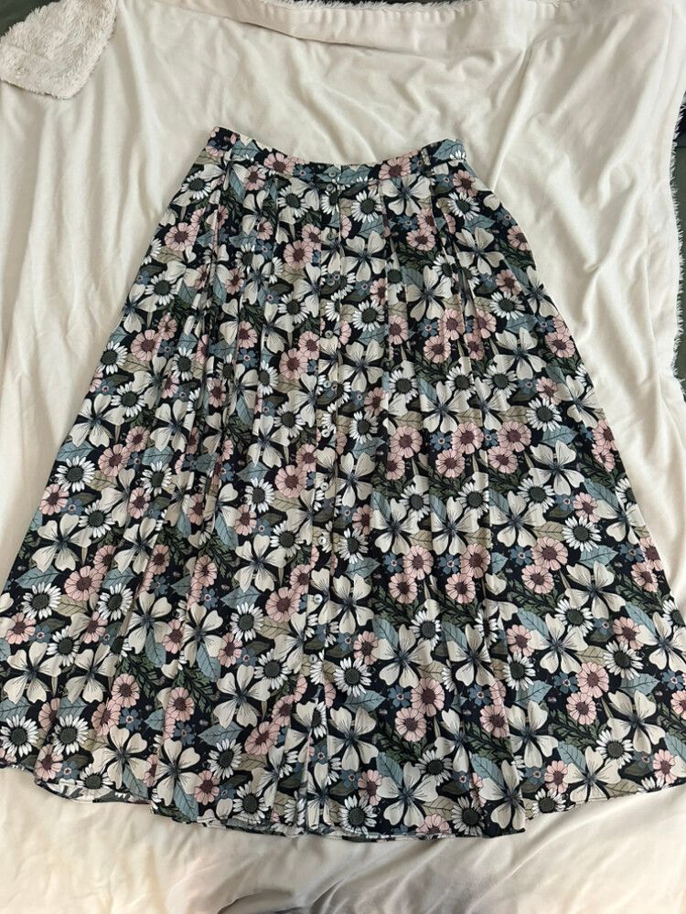 Witchery Floral Midi Skirt