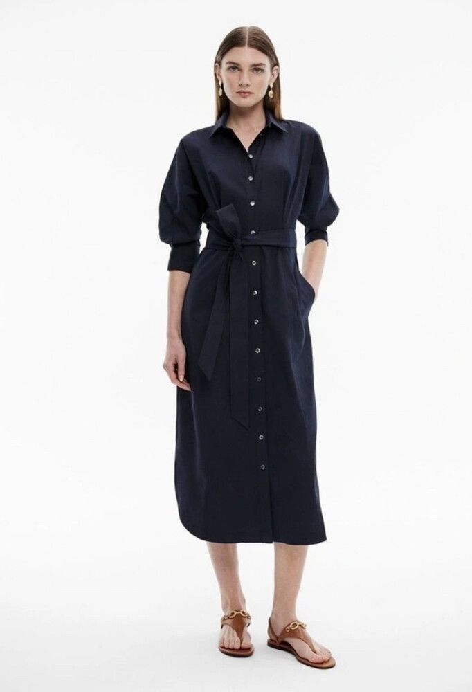 Witchery Blue Night Dolman Sleeve Dress