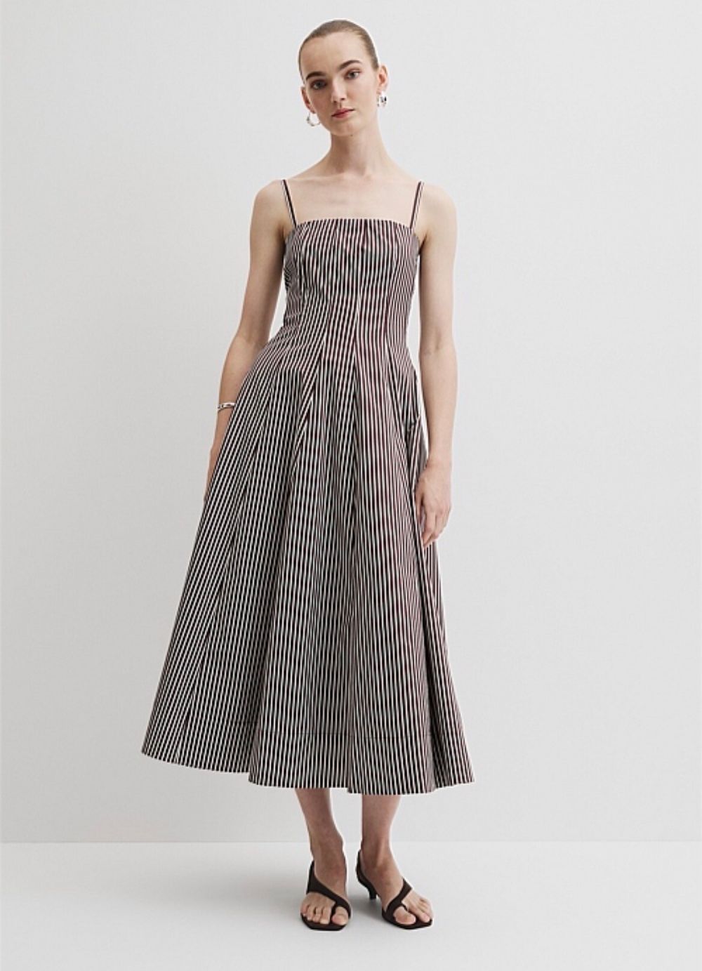 Country Road Chocolate Stripe Dress