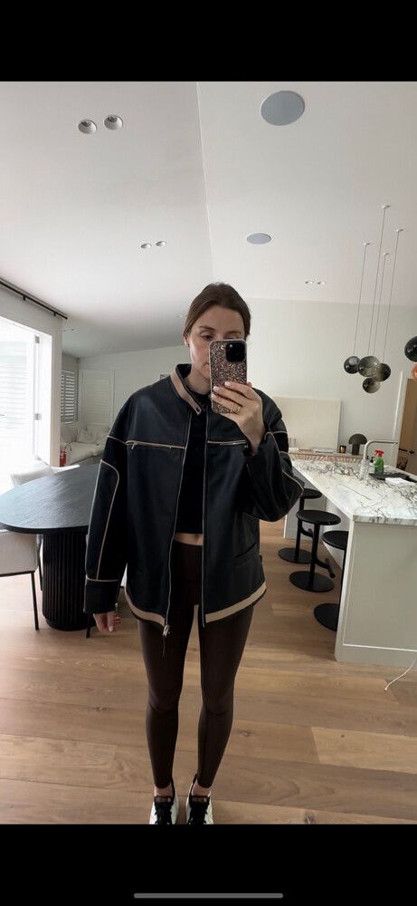 PG: Faux Leather Jacket / Sample