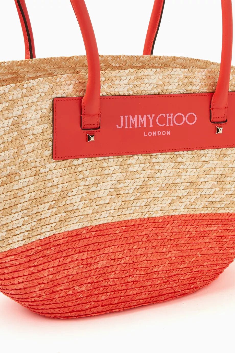 Jimmy Choo Beach Basket Tote Bag