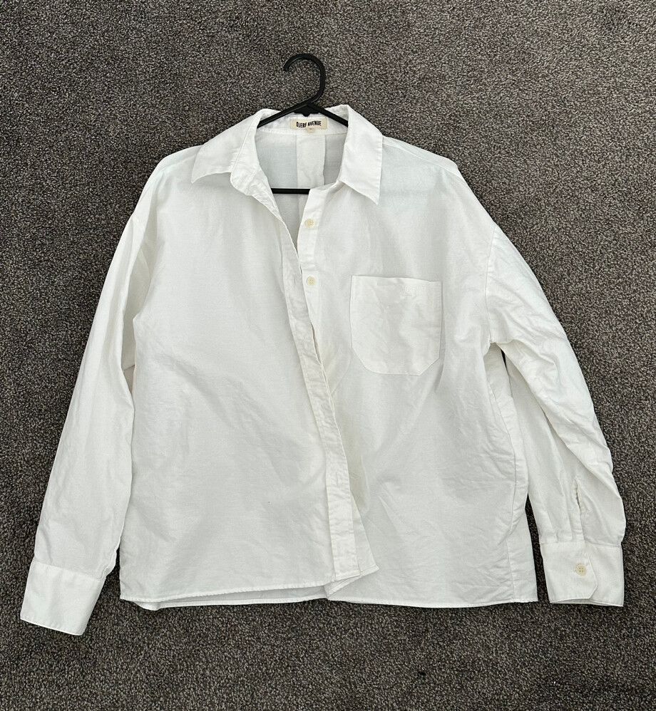 DJERF AVENUE Breezy Shirt White