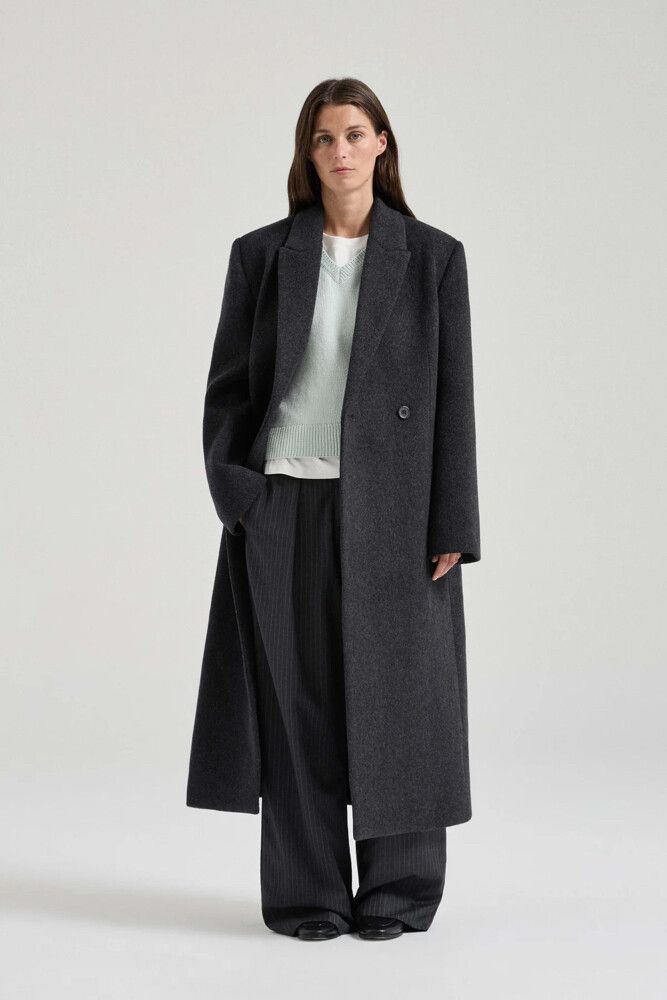 Friends with Frank Vera Coat in Charcoal