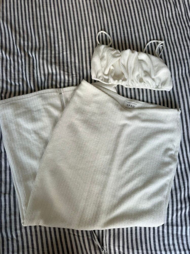 Sabo Skirt White Set