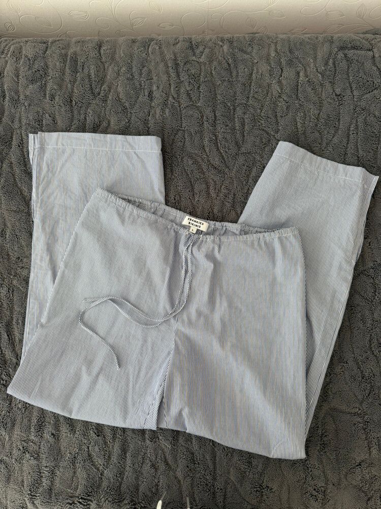 Frankie’s Bikinis Cotton Linen Wide Leg Pants